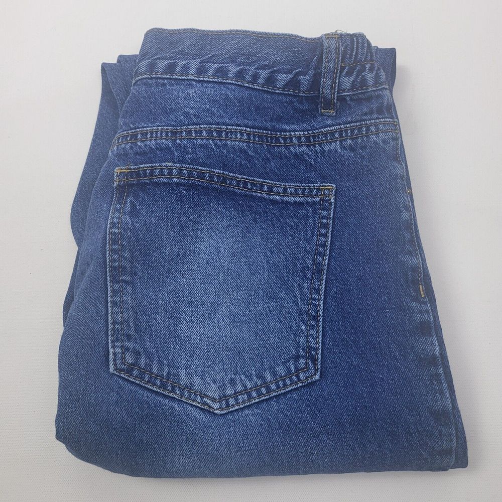 Wax Jean Collection Tapered Leg Women's Large Blue Medium‎ Wash High Rise Jeans